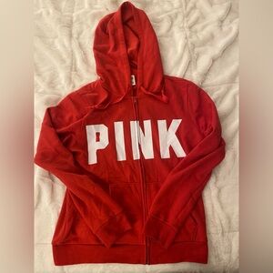 Y2K Pink zip-up Medium